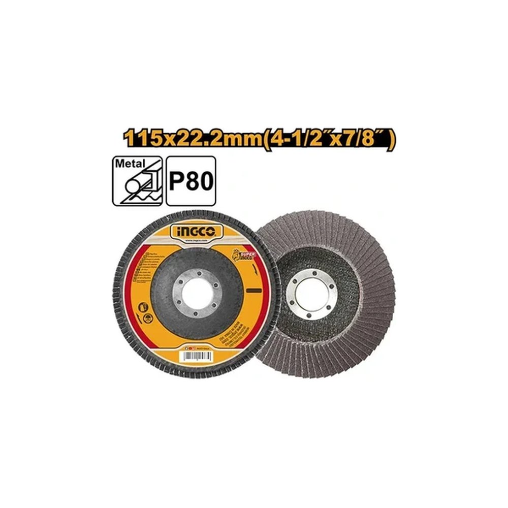 INGCO Flap Disc 115mm P80