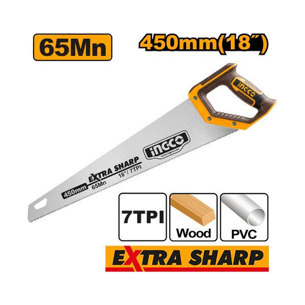INGCO Hand Saw 18" (450mm)