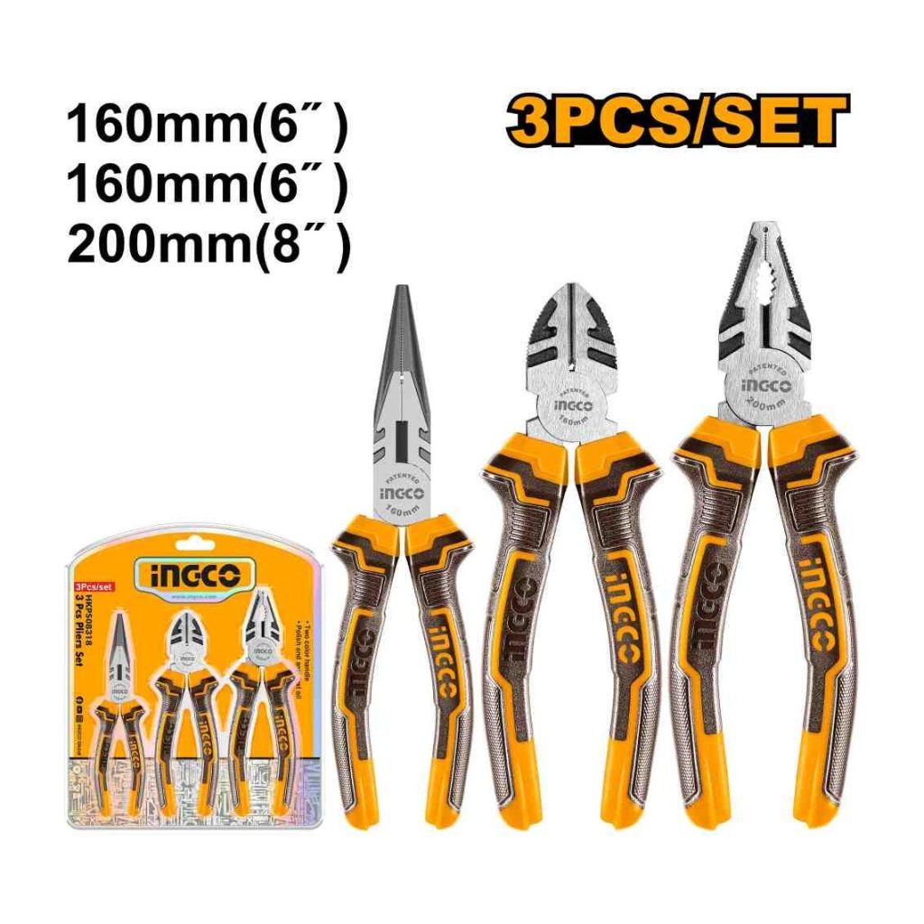 INGCO Pliers Set (3pcs)