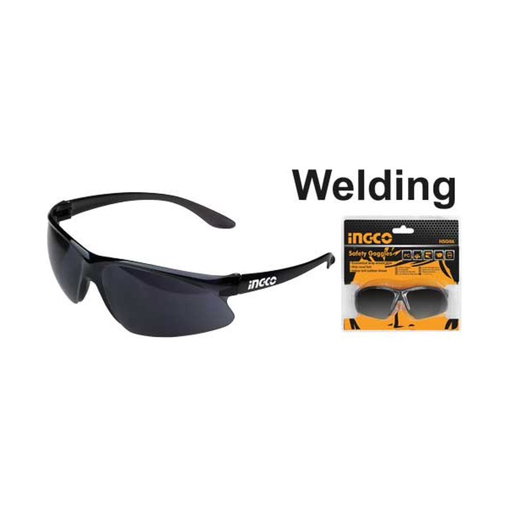 INGCO Welding Safety Goggles, Dark Shade DIN5