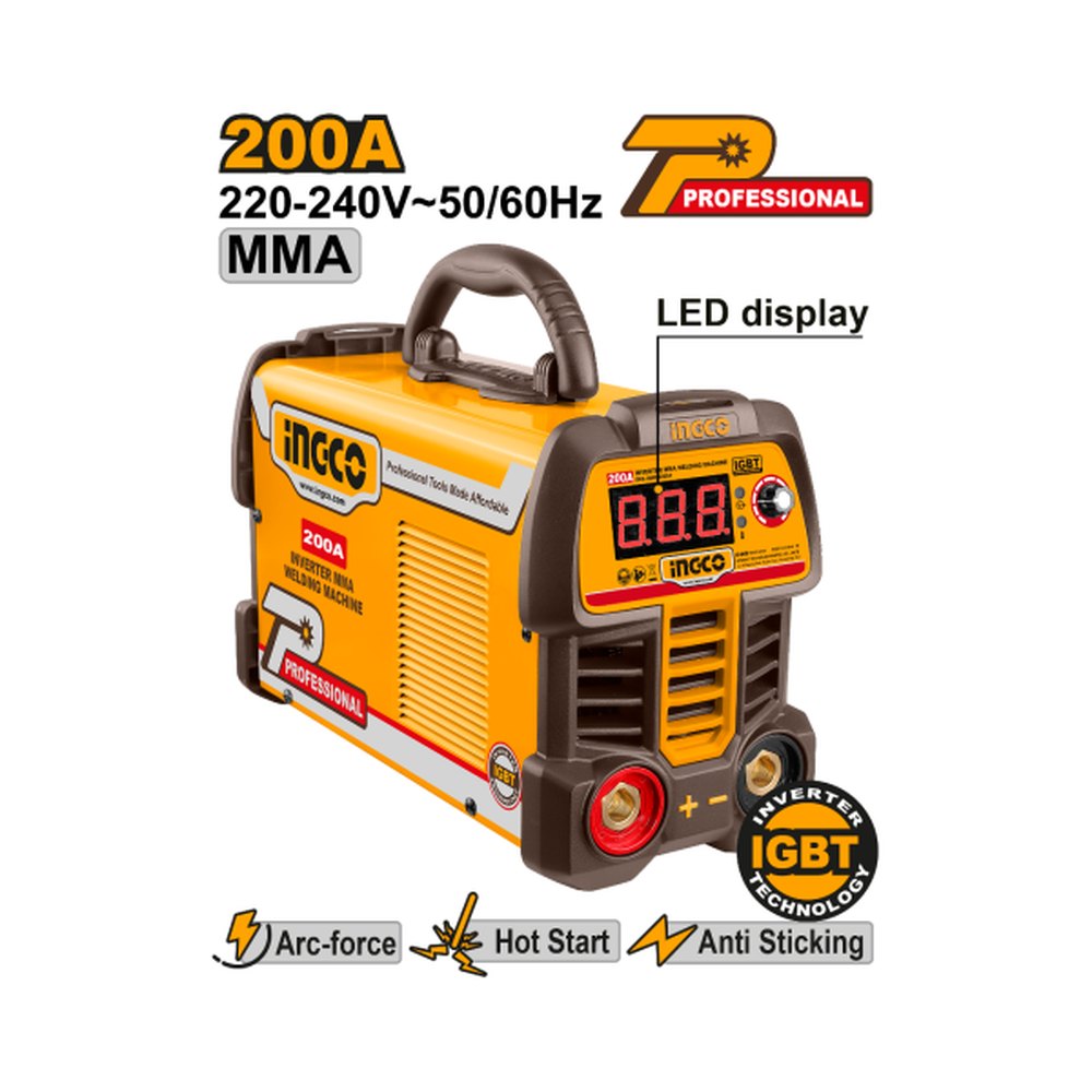 INGCO Inverter MMA Welding Machine 200A